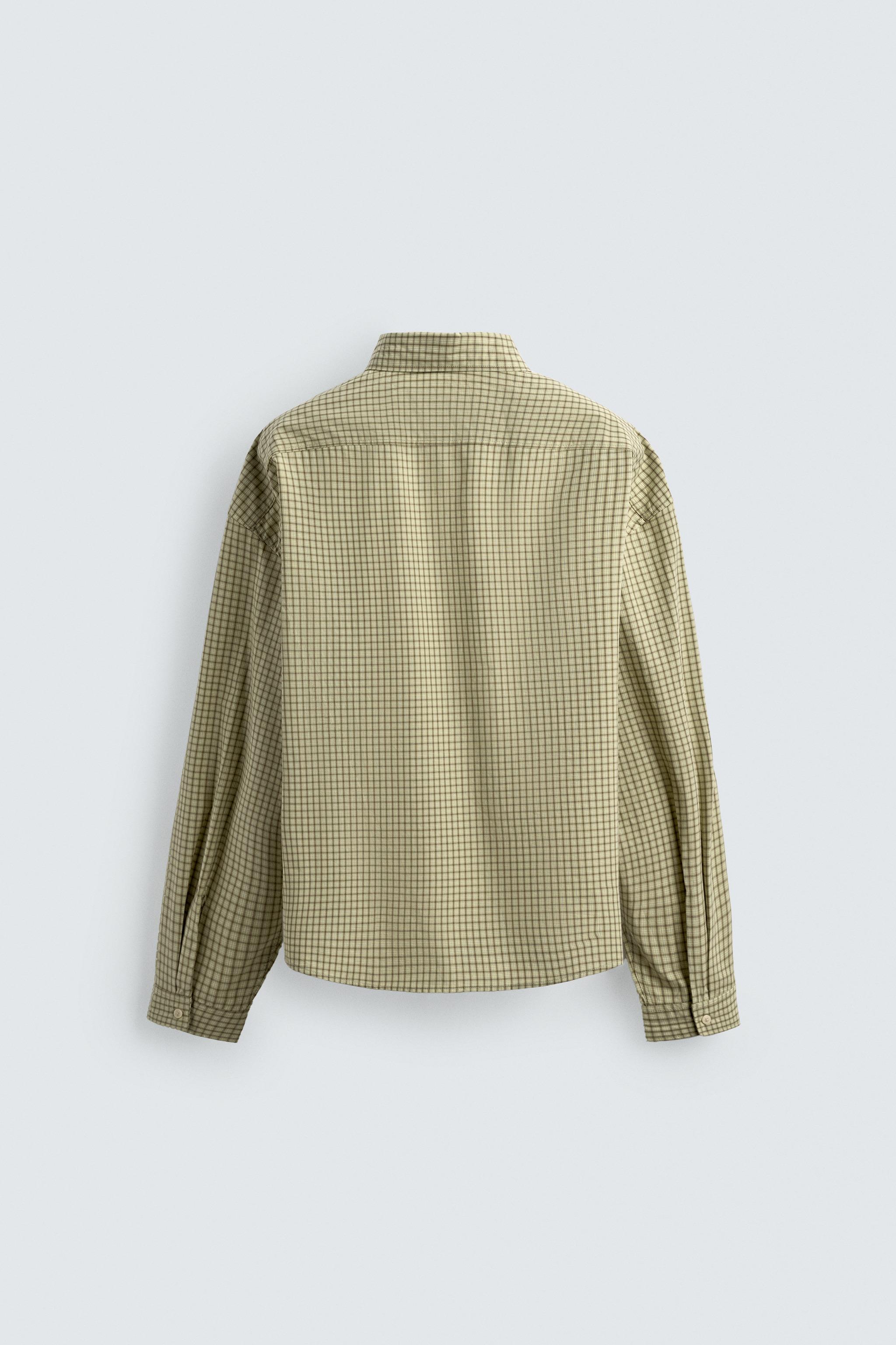 EMBROIDERED PLAID SHIRT